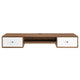 Transmit 60" Wall Mount Wood Office Desk by Modway| White
