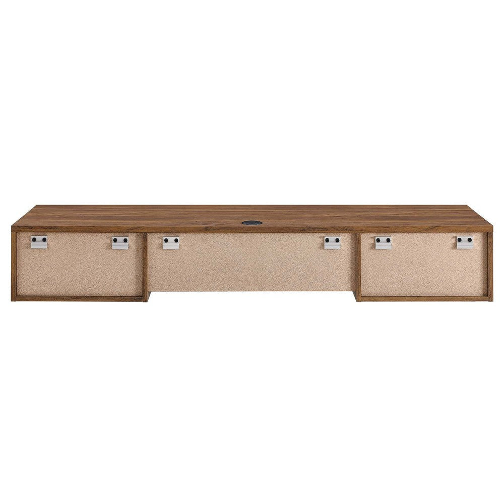 Render Wall Mount Wood Office Desk  - No Shipping Charges