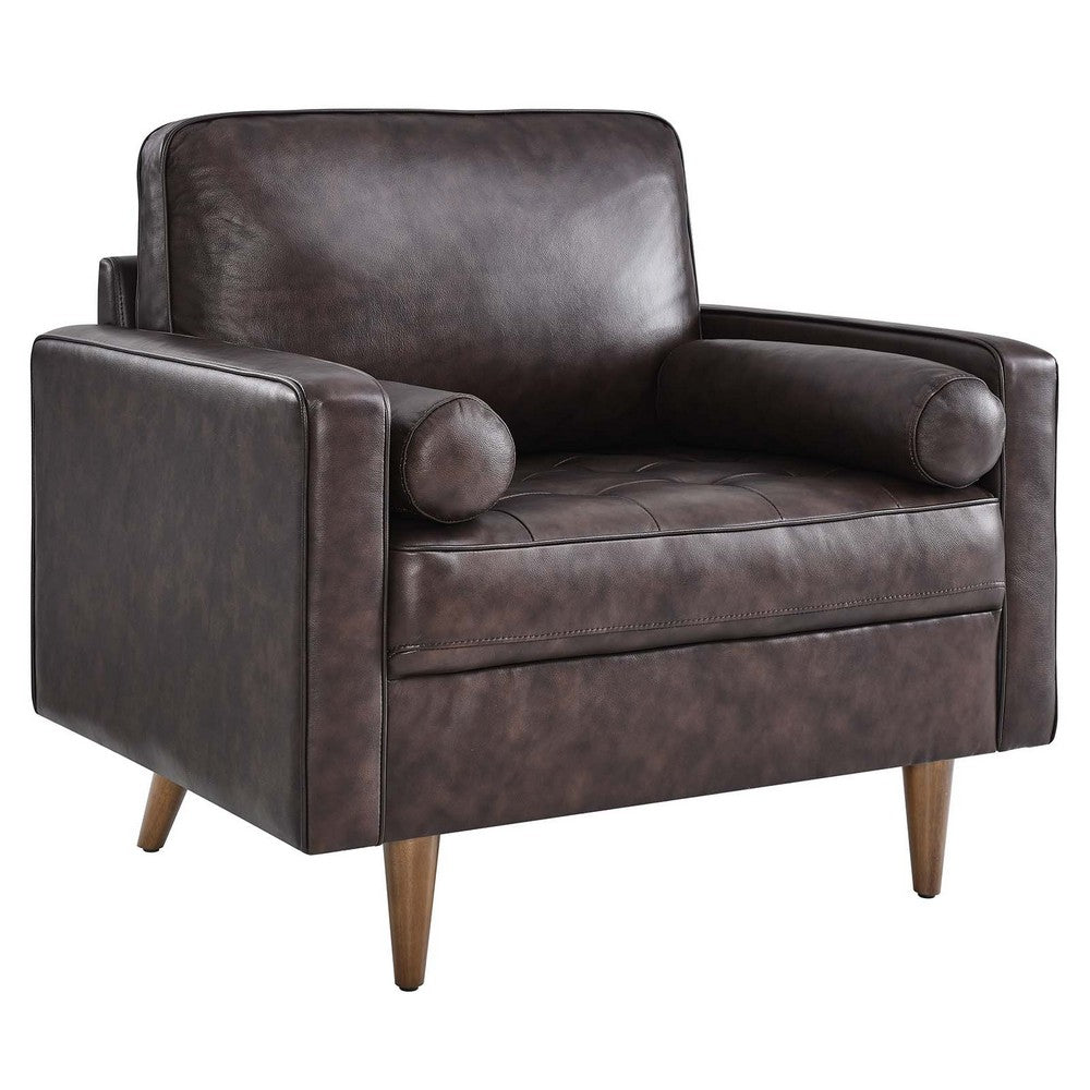 Valour Leather Armchair  - No Shipping Charges