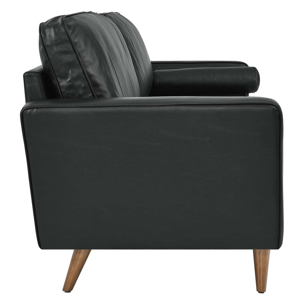 Valour 88" Leather Sofa by Modway| Black