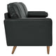 Valour 88" Leather Sofa by Modway| Black