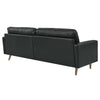Valour 88" Leather Sofa by Modway| Black