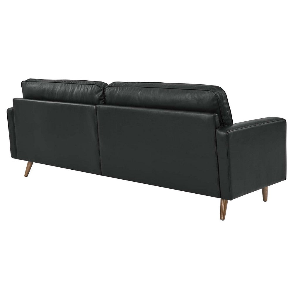 Valour 88" Leather Sofa by Modway| Black