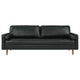 Valour 88" Leather Sofa by Modway| Black