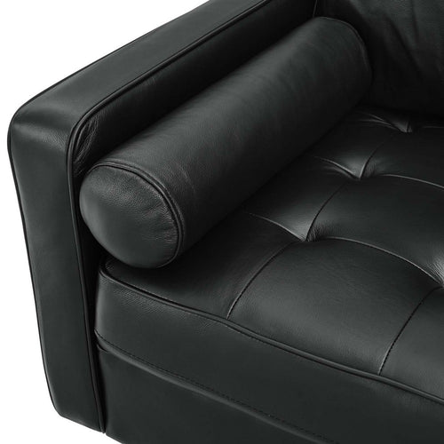 Valour 88" Leather Sofa by Modway| Black