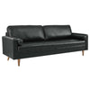 Valour 88" Leather Sofa by Modway| Black