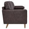 Valour 88" Leather Sofa by Modway| Brown