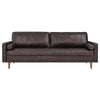 Valour 88" Leather Sofa by Modway| Brown