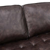 Valour 98" Leather Sectional Sofa by Modway| Brown