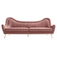 Cheshire Channel Tufted Performance Velvet Sofa by Modway| Red
