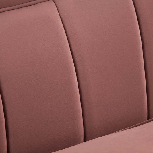 Cheshire Channel Tufted Performance Velvet Sofa by Modway| Red