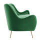 Cheshire Channel Tufted Performance Velvet Sofa by Modway| Green