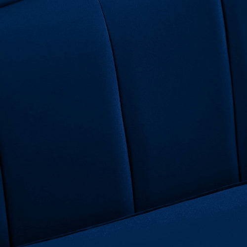 Cheshire Channel Tufted Performance Velvet Sofa by Modway| Blue