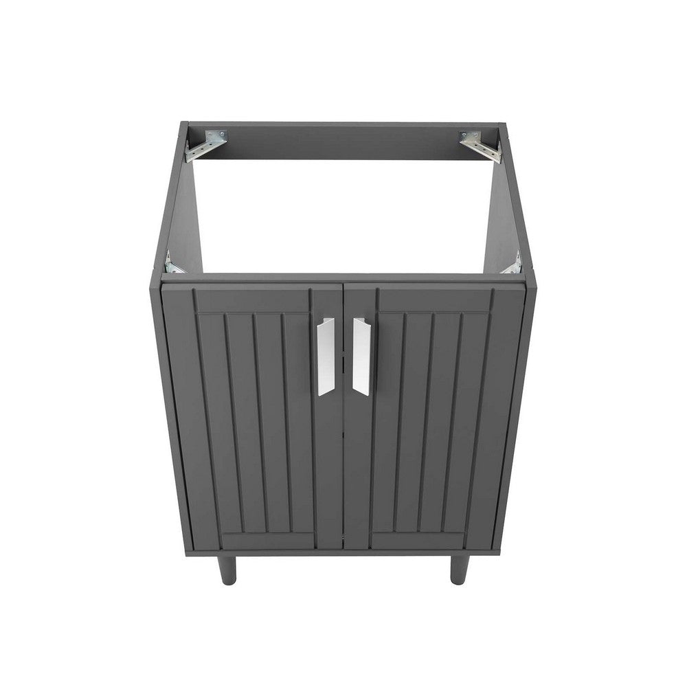 Augusta 24" Bathroom Vanity Cabinet (Sink Basin Not Included) by Modway| Gray