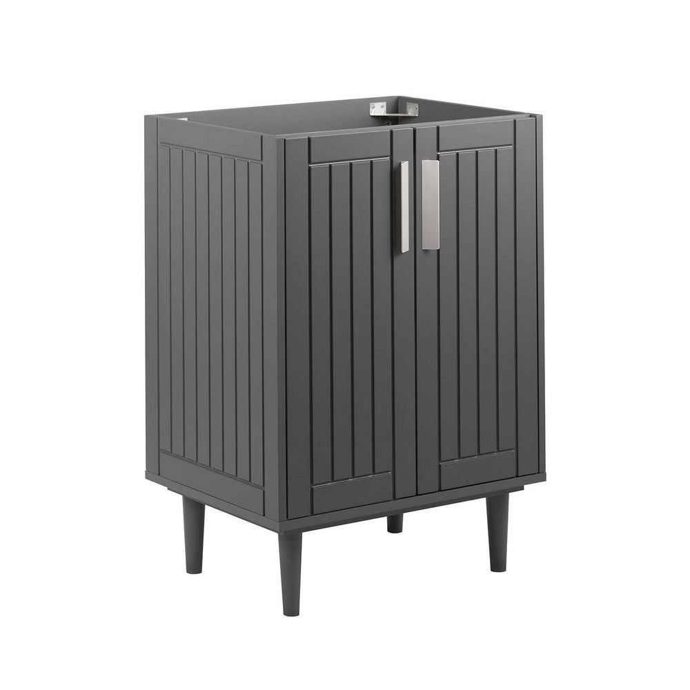 Augusta 24" Bathroom Vanity Cabinet (Sink Basin Not Included) by Modway| Gray
