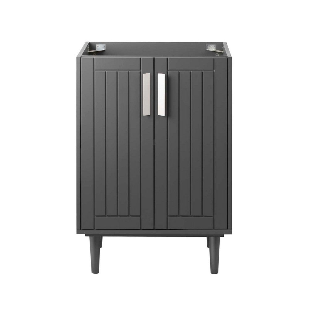 Augusta 24" Bathroom Vanity Cabinet (Sink Basin Not Included) by Modway| Gray