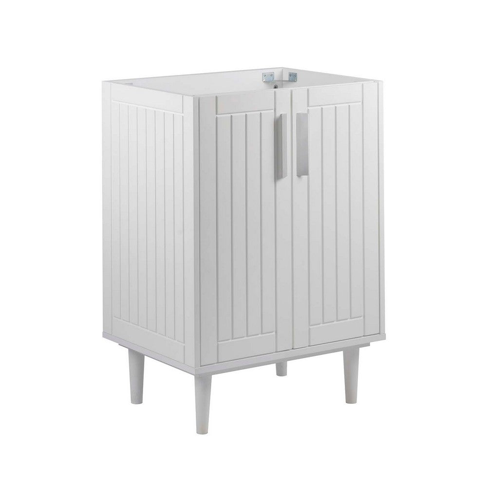 Augusta 24" Bathroom Vanity Cabinet (Sink Basin Not Included) by Modway| White