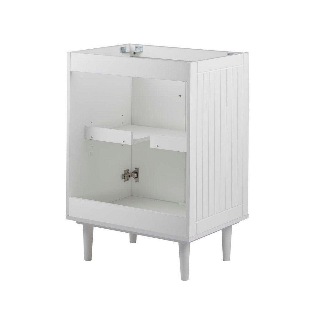 Augusta 24" Bathroom Vanity Cabinet (Sink Basin Not Included) by Modway| White