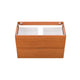 Scenic 36" Wall-Mount Bathroom Vanity Cabinet (Sink Basin Not Included) by Modway| Brown