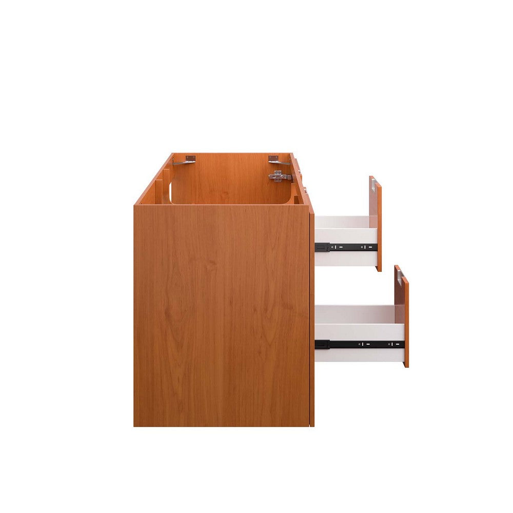 Scenic 48" Double Sink Compatible (Not Included) Bathroom Vanity Cabinet by Modway| Brown
