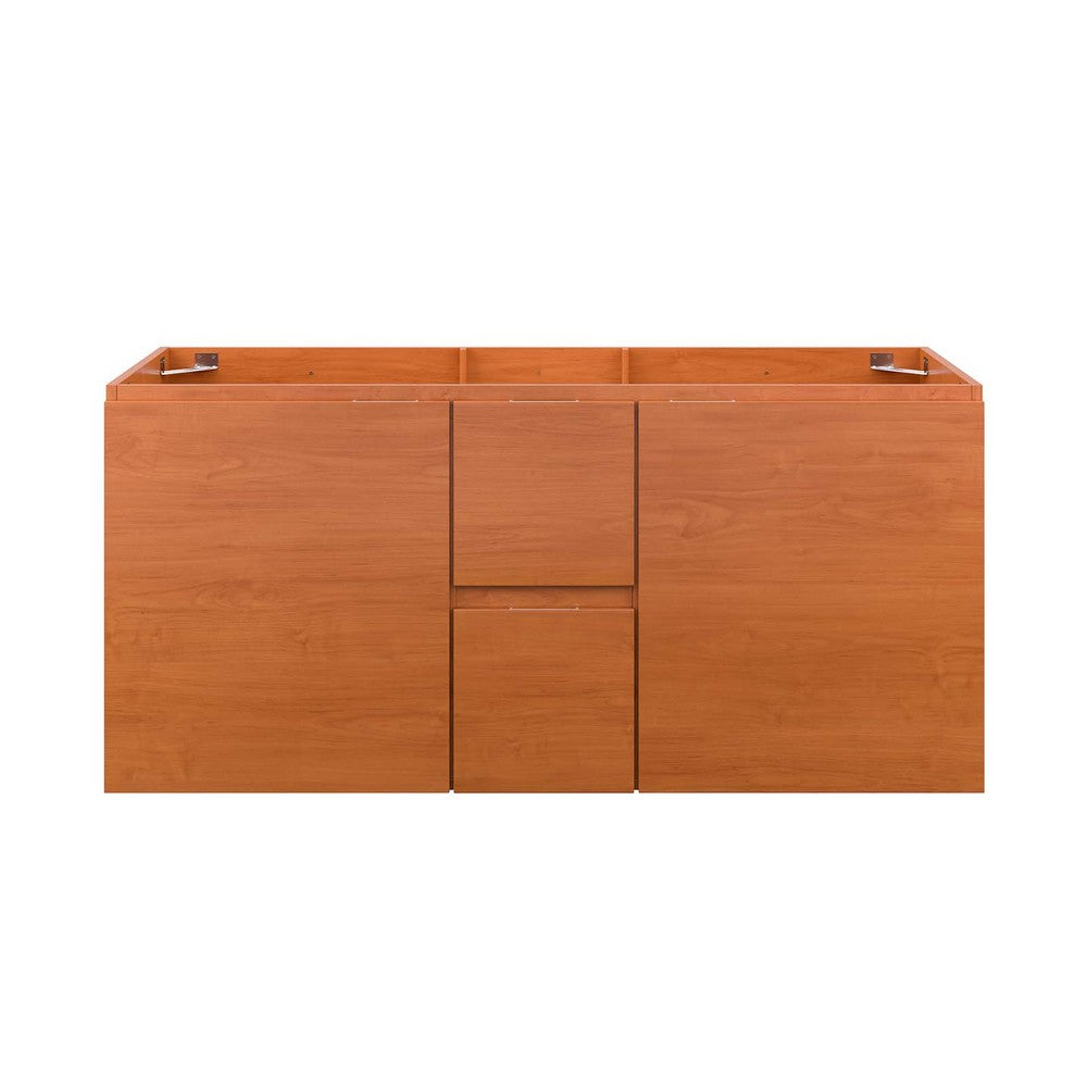 Scenic 48" Double Sink Compatible (Not Included) Bathroom Vanity Cabinet by Modway| Brown