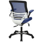 White Edge Vinyl Office Chair  - No Shipping Charges