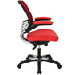 Red Edge Vinyl Office Chair  - No Shipping Charges