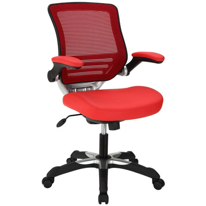 Red Edge Vinyl Office Chair  - No Shipping Charges