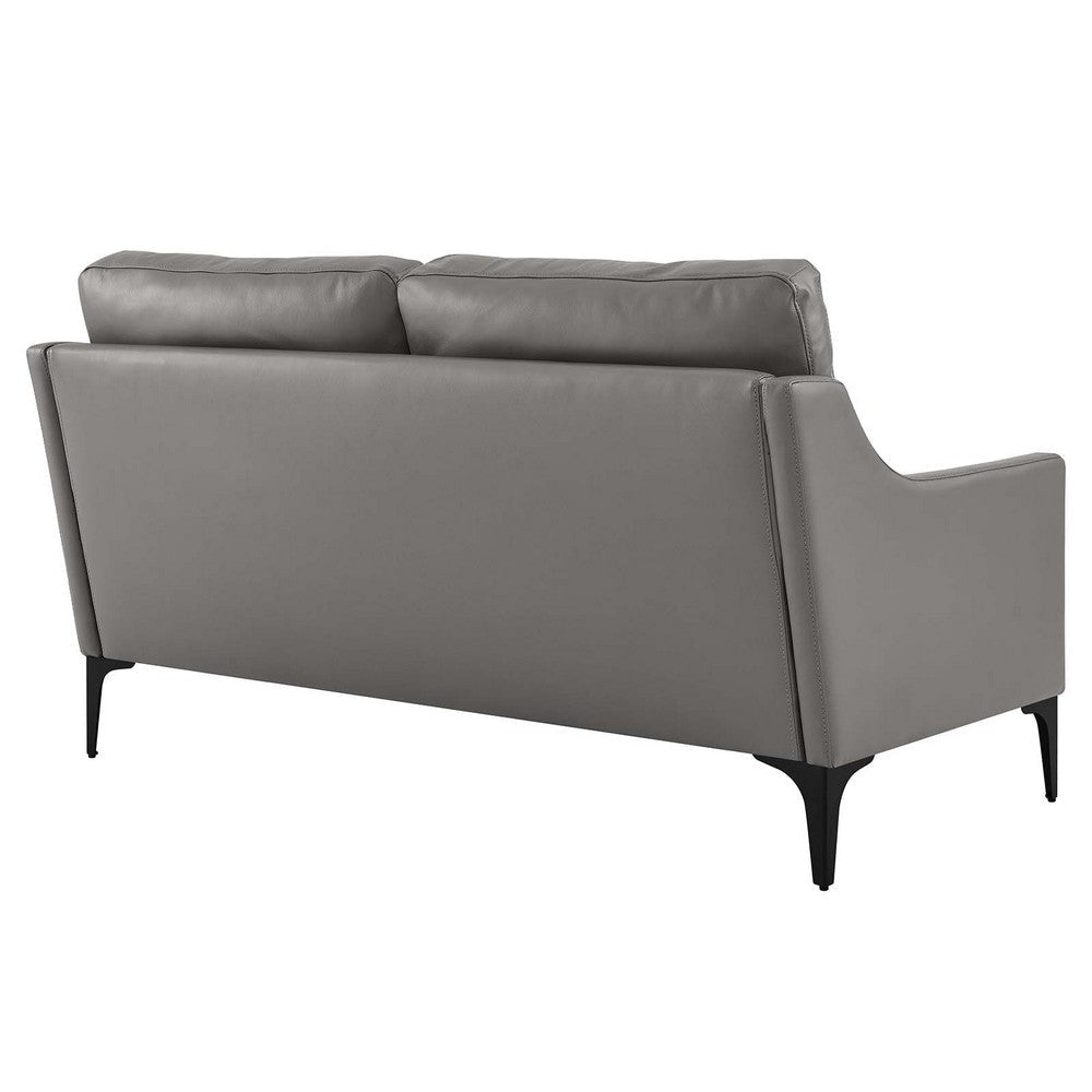 Corland Leather Loveseat - No Shipping Charges