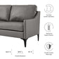 Corland Leather Loveseat - No Shipping Charges