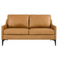 Corland Leather Loveseat - No Shipping Charges