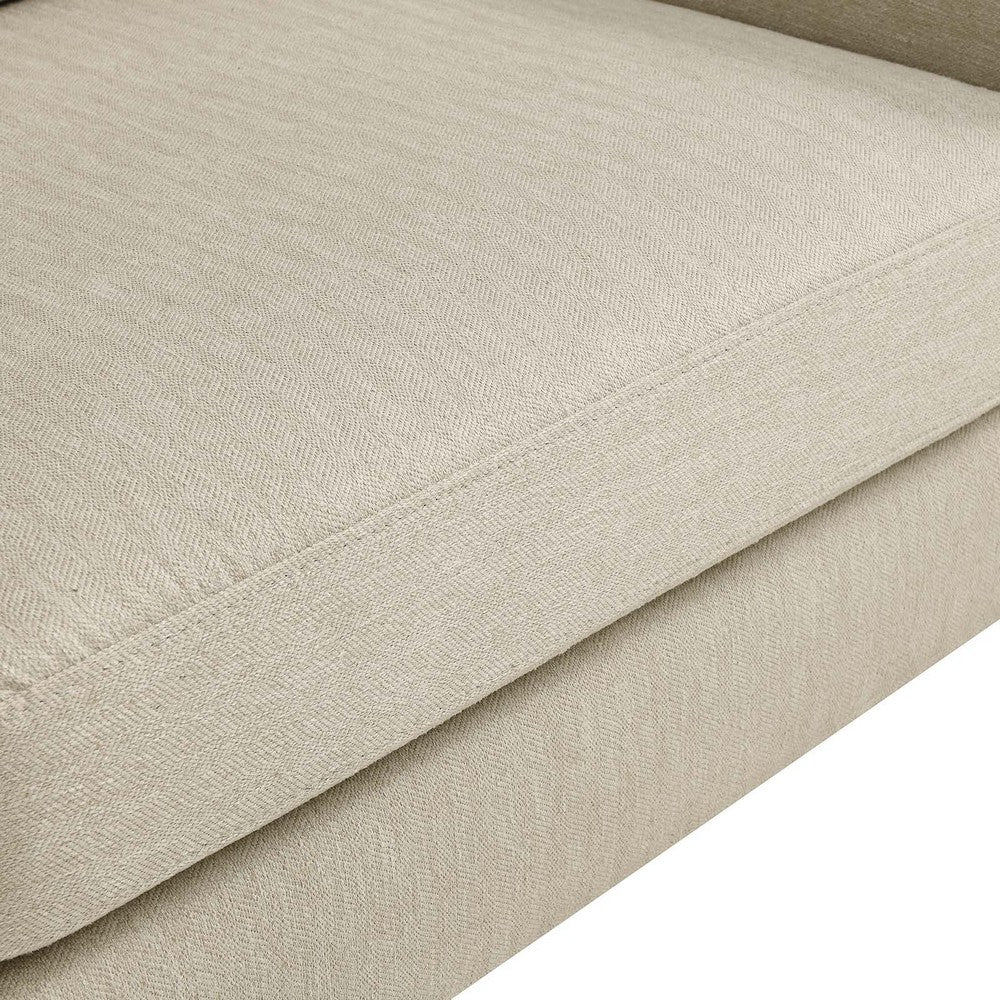 Corland Upholstered Fabric Loveseat by Modway| Brown