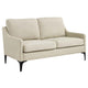 Corland Upholstered Fabric Loveseat by Modway| Brown
