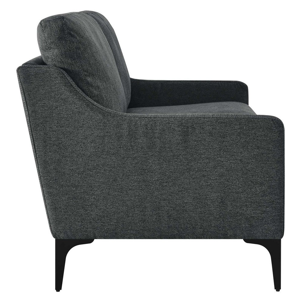 Corland Upholstered Fabric Loveseat - No Shipping Charges