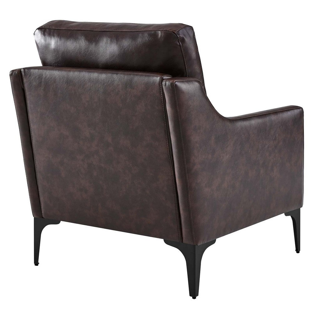 Corland Leather Armchair - No Shipping Charges