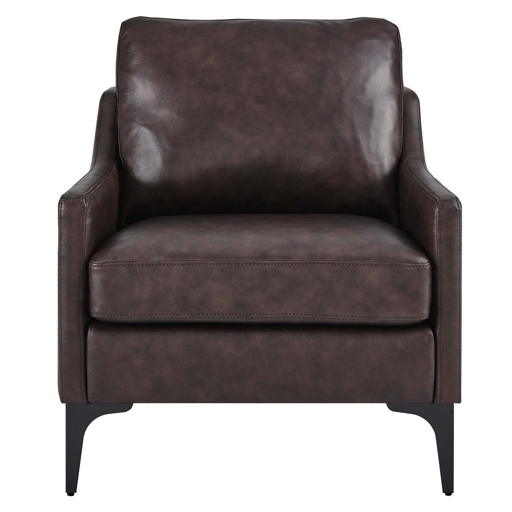 Corland Leather Armchair - No Shipping Charges