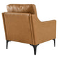 Corland Leather Armchair  - No Shipping Charges