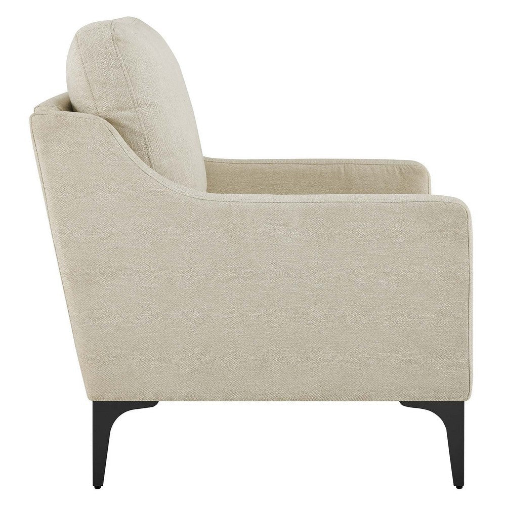 Corland Upholstered Fabric Armchair  - No Shipping Charges