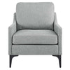 Corland Upholstered Fabric Armchair  - No Shipping Charges