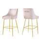 Modway Discern 2, Two Bar Stools, Pink