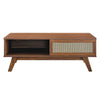 Modway Soma Modern Rattan 43’’ Coffee Table Walnut MDY-EEI-6041-WAL