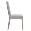 Modway Maisonette Tufted Fabric Upholstered Wood Dining Chair in Light Gray MDY-EEI-6052-LGR