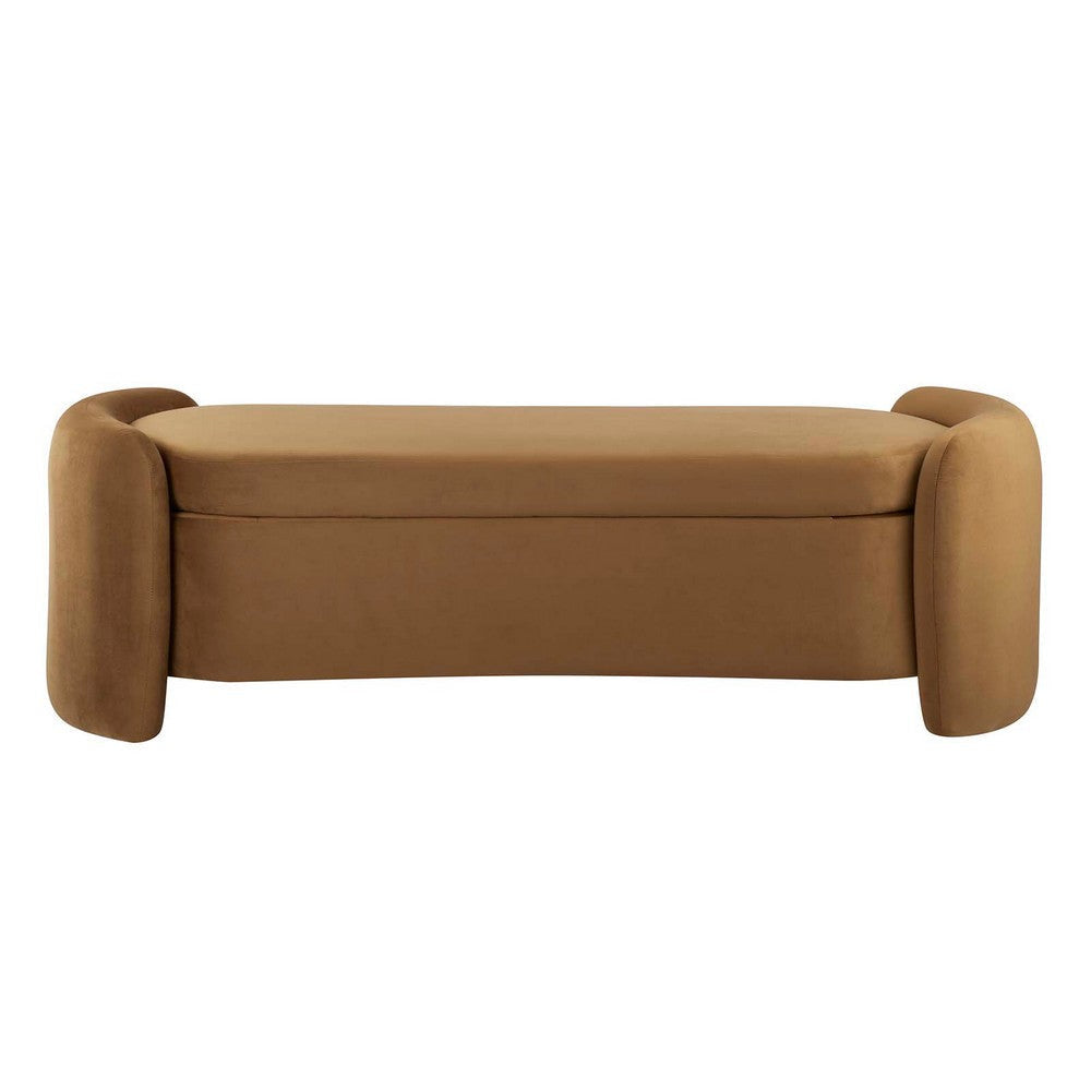 Nebula Upholstered Performance Velvet Bench  - No Shipping Charges