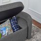 Nebula Boucle Upholstered Bench 