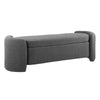 Nebula Boucle Upholstered Bench  - No Shipping Charges