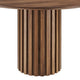 Senja 47" Round Dining Table by Modway| Brown