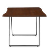 Viggo 60’’ Live Edge Acacia Wood Acacia Wood Dining Table by Modway