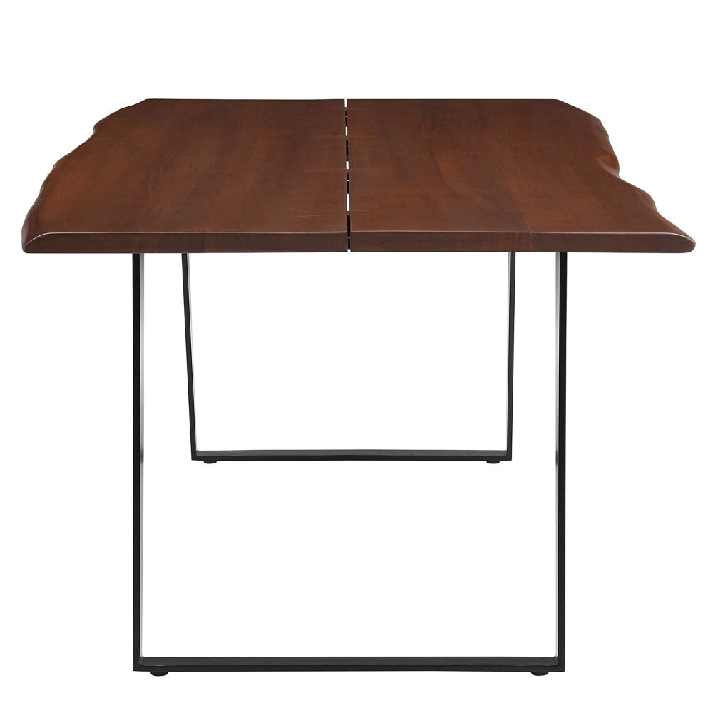 Viggo 74’’ Live Edge Acacia Wood Dining Table by Modway