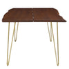 Ardor 74’’ Live Edge Acacia Wood Acacia Wood Dining Table by Modway