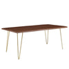 Ardor 74" Live Edge Acacia Wood Acacia Wood Dining Table by Modway